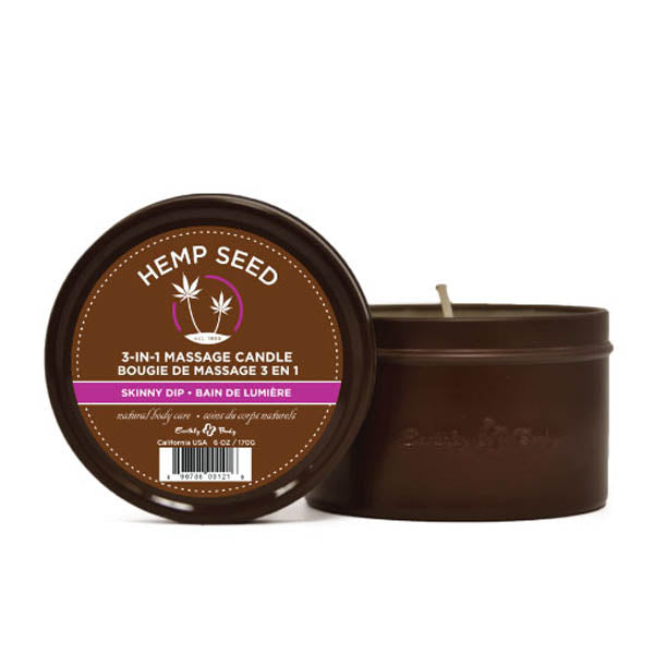 Hemp Seed 3-In-1 Massage Candle - Club X